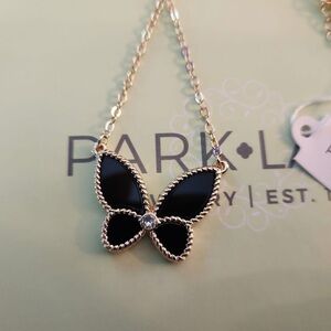 Park Lane PREMIUM SEPT SPARKLE BOX BINDI BLK ENAMEL BUTTERFLY EARRINGS FREE SHIP